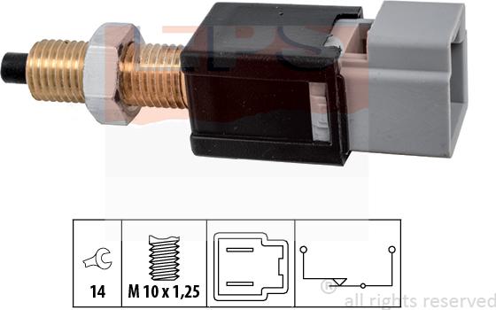 MDR EPS-1810 304 - Выключатель фонаря сигнала торможения autosila-amz.com
