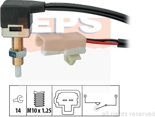 MDR EPS-1810 302 - Выключатель, привод сцепления (управление двигателем) autosila-amz.com