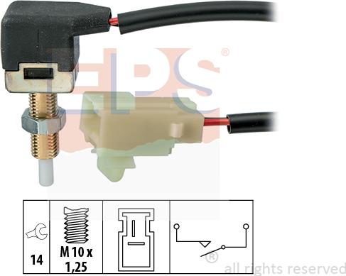 MDR EPS-1810 297 - Выключатель, привод сцепления (управление двигателем) autosila-amz.com