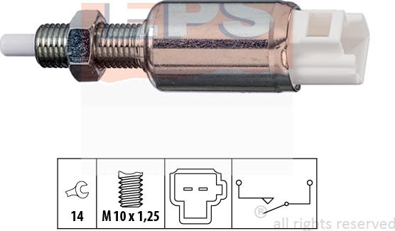 MDR EPS-1810 258 - Выключатель, привод сцепления (управление двигателем) autosila-amz.com