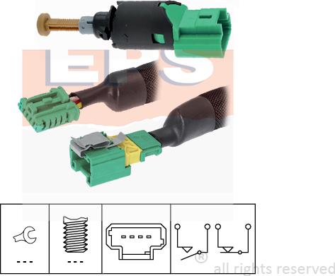 MDR EPS-1810 213K - Выключатель фонаря сигнала торможения autosila-amz.com