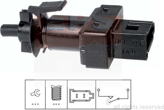 MDR EPS-1810 222 - Выключатель, привод сцепления (управление двигателем) autosila-amz.com