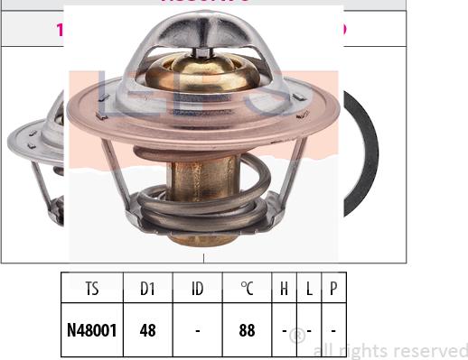 MDR EPS-1880 470S - Термостат охлаждающей жидкости / корпус autosila-amz.com