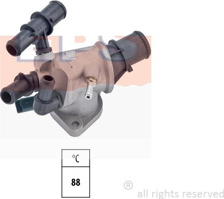 MDR EPS-1880 582 - Термостат охлаждающей жидкости / корпус autosila-amz.com