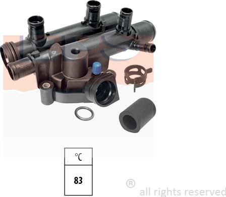 MDR EPS-1880 666K - Термостат охлаждающей жидкости / корпус autosila-amz.com