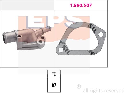 MDR EPS-1880 155 - Термостат охлаждающей жидкости / корпус autosila-amz.com