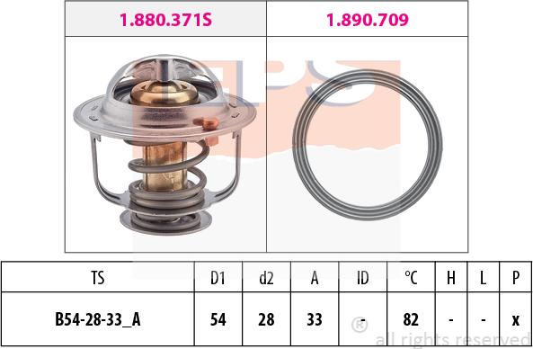 MDR EPS-1880 845 - Термостат охлаждающей жидкости / корпус autosila-amz.com