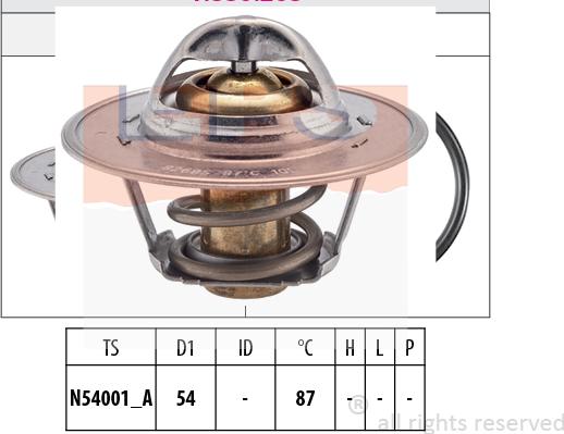 MDR EPS-1880 268S - Термостат охлаждающей жидкости / корпус autosila-amz.com