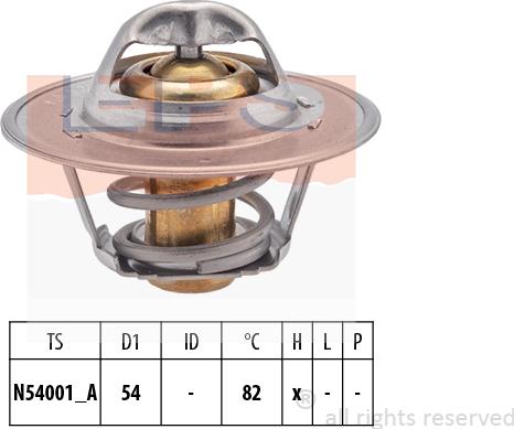 MDR EPS-1880 273 - Термостат охлаждающей жидкости / корпус autosila-amz.com