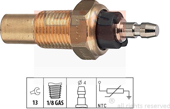 MDR EPS-1830 056 - Датчик, температура охлаждающей жидкости autosila-amz.com