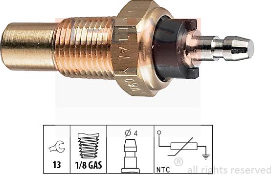 MDR EPS-1830 052 - Датчик, температура охлаждающей жидкости autosila-amz.com