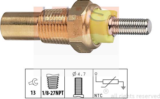 MDR EPS-1830 028 - Датчик, температура охлаждающей жидкости autosila-amz.com