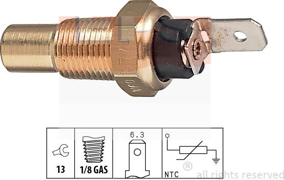 MDR EPS-1830 079 - Датчик, температура охлаждающей жидкости autosila-amz.com