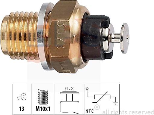 MDR EPS-1830 073 - Датчик, температура охлаждающей жидкости autosila-amz.com