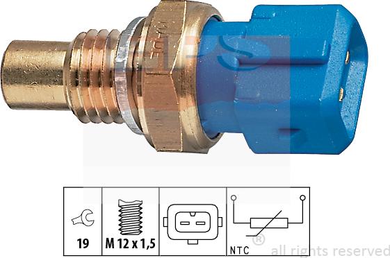 MDR EPS-1830 194 - Датчик, температура охлаждающей жидкости autosila-amz.com