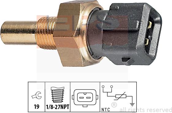 MDR EPS-1830 119 - Датчик, температура охлаждающей жидкости autosila-amz.com