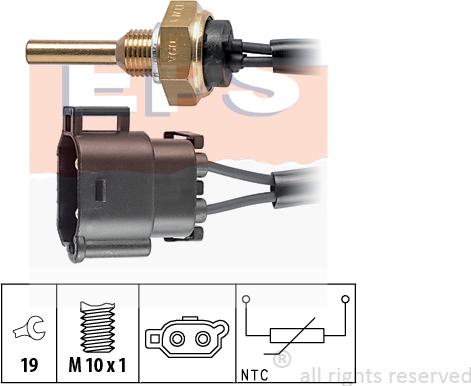 MDR EPS-1830 110 - Датчик, температура охлаждающей жидкости autosila-amz.com