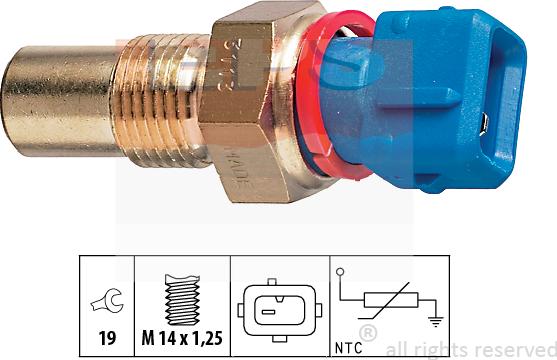 MDR EPS-1830 113 - Датчик, температура охлаждающей жидкости autosila-amz.com