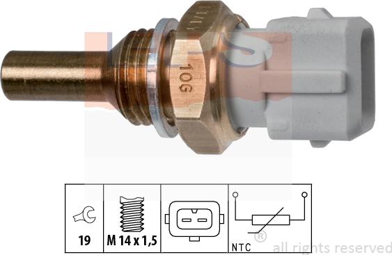 MDR EPS-1830 126 - Датчик, температура охлаждающей жидкости autosila-amz.com