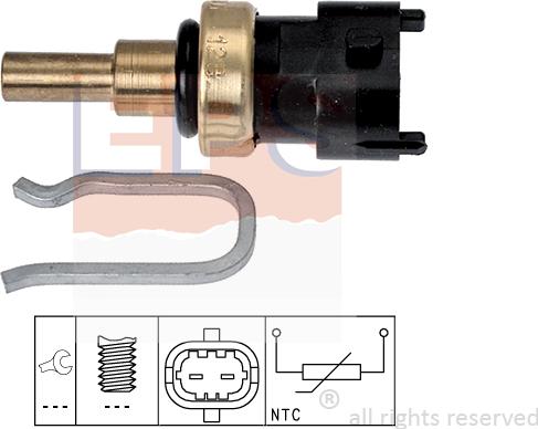 MDR EPS-1830 395 - Датчик, температура охлаждающей жидкости autosila-amz.com