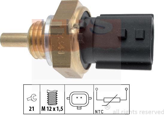 MDR EPS-1830 341 - Датчик, температура охлаждающей жидкости autosila-amz.com