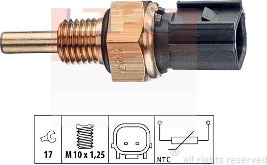 MDR EPS-1830 347 - Датчик, температура охлаждающей жидкости autosila-amz.com