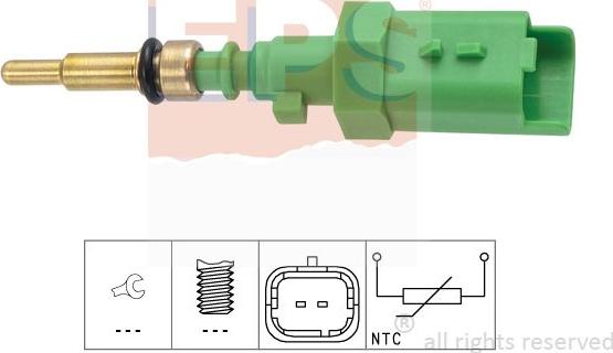 MDR EPS-1830 385 - Датчик, температура охлаждающей жидкости autosila-amz.com