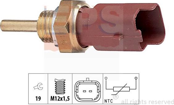 MDR EPS-1830 326 - Датчик, температура охлаждающей жидкости autosila-amz.com