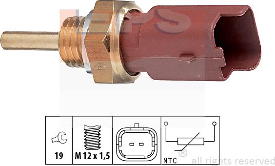 MDR EPS-1830 326 - Датчик, температура охлаждающей жидкости autosila-amz.com