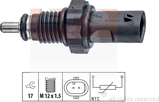 MDR EPS-1830 375 - Датчик, температура охлаждающей жидкости autosila-amz.com