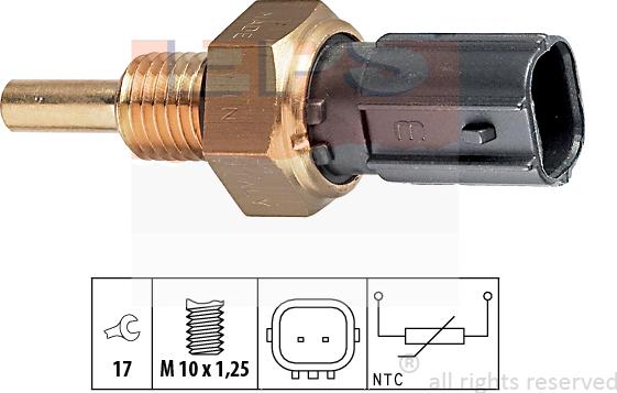 MDR EPS-1830 299 - Датчик, температура охлаждающей жидкости autosila-amz.com