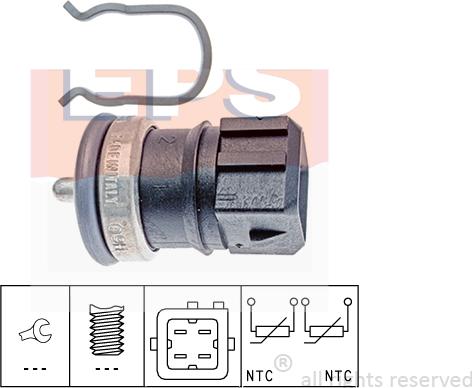 MDR EPS-1830 251 - Датчик, температура охлаждающей жидкости autosila-amz.com