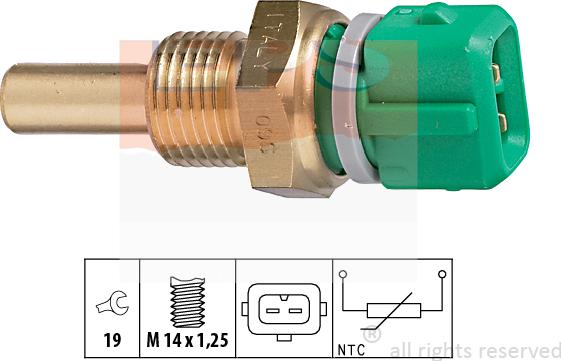 MDR EPS-1830 204 - Датчик, температура охлаждающей жидкости autosila-amz.com