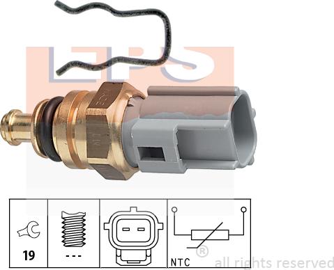 MDR EPS-1830 285 - Датчик, температура охлаждающей жидкости autosila-amz.com