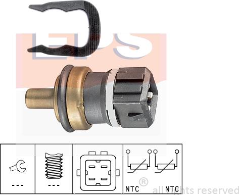 MDR EPS-1830 232 - Датчик, температура охлаждающей жидкости autosila-amz.com