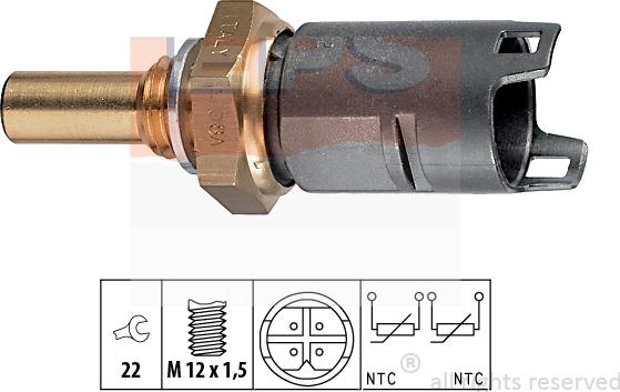 MDR EPS-1830 274 - Датчик, температура охлаждающей жидкости autosila-amz.com