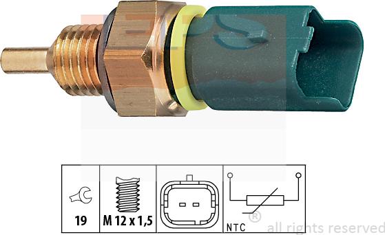 MDR EPS-1830 276 - Датчик, температура охлаждающей жидкости autosila-amz.com