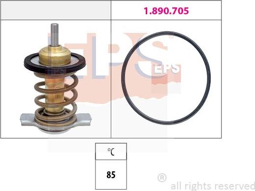 MDR EPS-1879 953 - Термостат охлаждающей жидкости / корпус autosila-amz.com