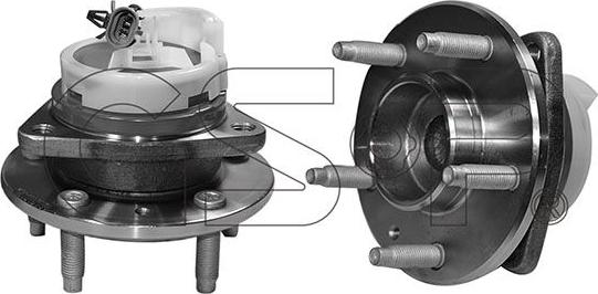 MDR GSP-9400143 - Комплект подшипника ступицы колеса autosila-amz.com