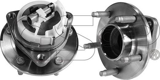 MDR GSP-9400306 - Комплект подшипника ступицы колеса autosila-amz.com