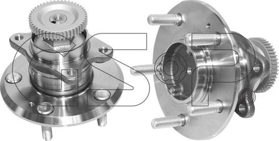 MDR GSP-9400231 - Комплект подшипника ступицы колеса autosila-amz.com