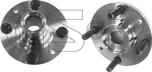 MDR GSP-9425032 - Ступица колеса, поворотный кулак autosila-amz.com