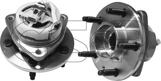 MDR GSP-9330015 - Комплект подшипника ступицы колеса autosila-amz.com