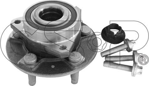 MDR GSP-9330024K - Комплект подшипника ступицы колеса autosila-amz.com