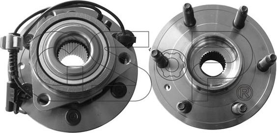 MDR GSP-9333075 - Комплект подшипника ступицы колеса autosila-amz.com