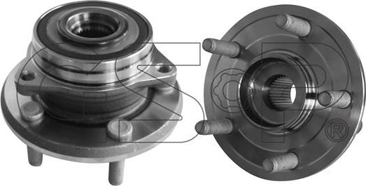 MDR GSP-9332033 - Комплект подшипника ступицы колеса autosila-amz.com