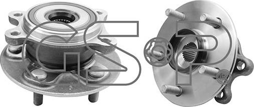 MDR GSP-9326070 - Комплект подшипника ступицы колеса autosila-amz.com