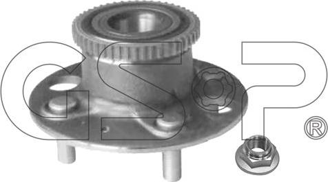 MDR GSP-9230065K - Комплект подшипника ступицы колеса autosila-amz.com