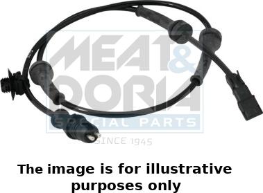 Meat & Doria 90190E - Датчик ABS, частота вращения колеса autosila-amz.com
