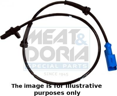 Meat & Doria 90209E - Датчик ABS, частота вращения колеса autosila-amz.com